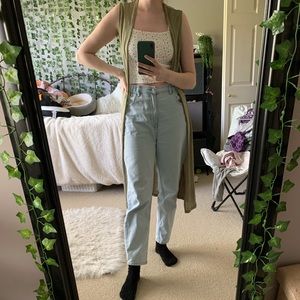 H&M Green Cardigan Duster